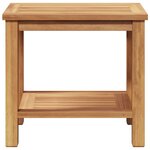 vidaXL Table basse Marron 50 x 35 x 45 cm Bois de teck solide