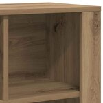 vidaXL Buffet Chêne artisanal 80 x 30 x 53 cm Bois d'ingénierie