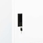 vidaXL Garde-robe Blanc 80x50x180 cm Acier