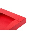 Boite de classement Cartobox Dos 25mm Carte lustrée Nature Future® Rouge EXACOMPTA