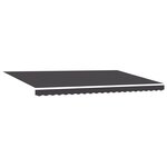 vidaXL Store Rétractable Automatique Anthracite 500x300 cm