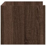 vidaXL Étagère murale chêne marron 70 5x35x30 5 cm bois d'ingénierie