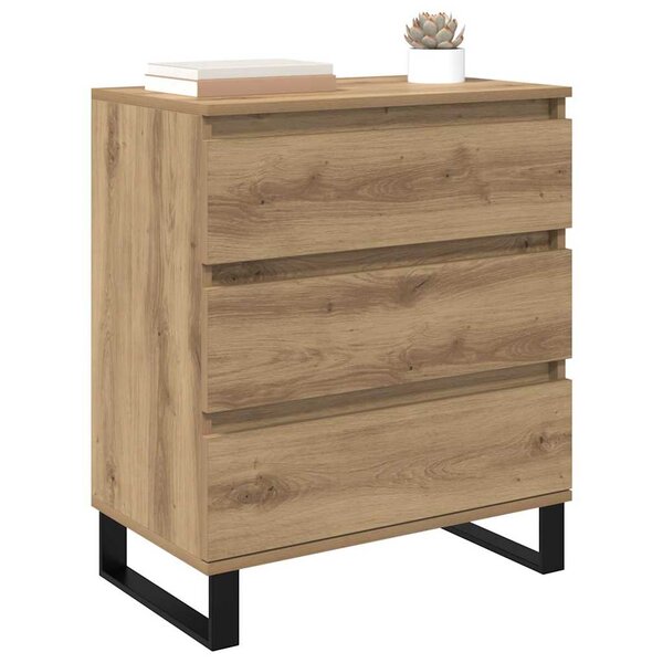 vidaXL Buffet Chêne artisanal 60 x 35 x 70 cm Bois d'ingénierie