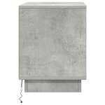 vidaXL Cabinet de chevet Gris béton 44 x 34 5 x 45 cm