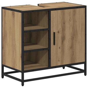 vidaXL Cabinet de salle de bain Chêne artisanal 65 x 33 x 60 cm