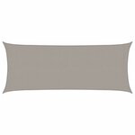 vidaXL Voile d'ombrage 160 g/m² rectangulaire gris clair 2x4 5 m PEHD