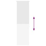 vidaXL Store enrouleur de douche 60x240 cm largeur du tissu 56 cm