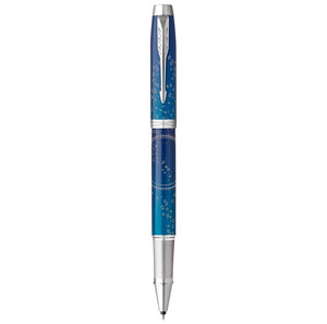 PARKER IM Premium Submerge  Stylo roller  Dégradé de bleu  recharge noire pointe fine  Coffret cadeau