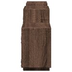 vidaXL Étagère murale chêne marron 129x18x42 cm bois d'ingénierie
