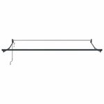 vidaXL Auvent rétractable anthracite/blanc 3x2 5 m tissu et aluminium