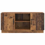vidaXL Meuble TV 102 x 34 5 x 47 cm Bois ancien Bois d'ingénierie