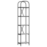 vidaXL Étagère Sonoma gris 40 x 30 x 183 cm Bois d'ingénierie