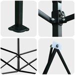 vidaXL Serre avec cadre pop-up avec toit Vert 280 x 410 x 315 cm Acier