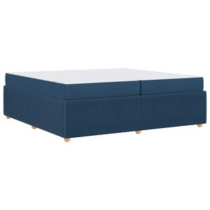 vidaXL Cadre de lit Autre Bleu 200 x 200 cm tissu