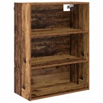 vidaXL Haut Armoire avec tiroir Bois Ancien 69 5 x 34 x 180 cm