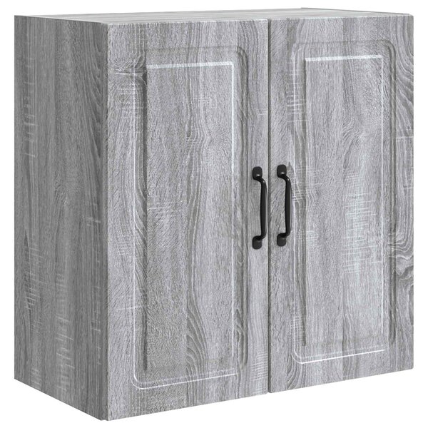 vidaXL Armoire Murale 59 x 31 x 60 cm Bois d'ingénierie Sonoma gris