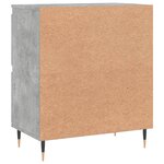 vidaXL Buffet Gris béton 60x35x70 cm Bois d'ingénierie