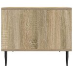 vidaXL Table basse Chêne Sonoma 90 x 50 x 40 cm Bois d'ingénierie
