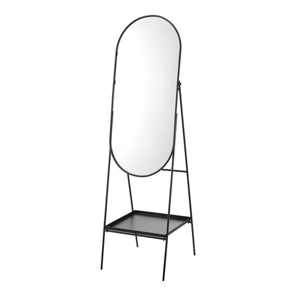Miroir sur pied 160 x 46 x 50 cm noir 03_0007976