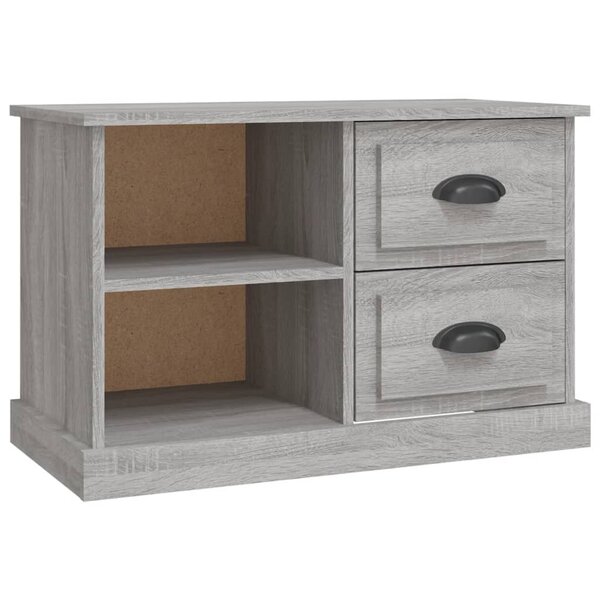 vidaXL Meuble TV sonoma gris 73x35 5x47 5 cm bois d'ingénierie