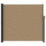 vidaXL Auvent latéral rétractable taupe 180x600 cm