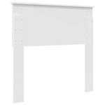 vidaXL Tête de lit Blanc 90 cm Bois d'ingénierie