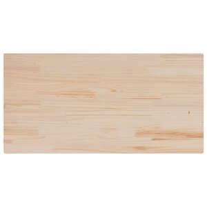 vidaXL Dessus de table 100x50x1 7 cm rectangulaire bois de pin massif