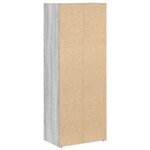 vidaXL Bibliothèque sonoma gris 40x24x102 cm bois d'ingénierie