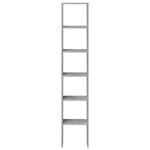 vidaXL Bibliothèques 2 Pièces empilable gris béton bois d'ingénierie