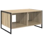 vidaXL Table basse Sonoma 80 x 50 x 40 cm Bois d'ingénierie