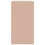 vidaXL Buffet rose 99x39x73 cm acier