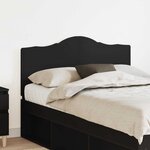 vidaXL Tête de lit Chêne noir 135 cm Bois d'ingénierie