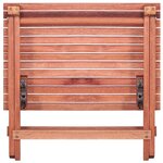 vidaXL Ensemble à manger d'extérieur 4 Pièces pour enfants Eucalyptus