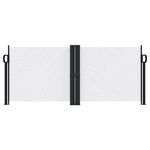 vidaXL Auvent latéral rétractable blanc 100x600 cm