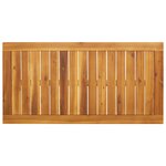 vidaXL Table à manger de jardin 110x56x75 cm bois massif d'acacia