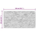 vidaXL Tapis lavable multicolore 80x150 cm antidérapant