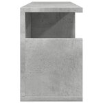 vidaXL Armoire murale 60x20x30 cm gris béton Bois d'ingénierie