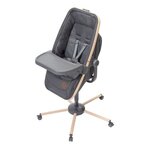 Kit repas pour transat Alba  chaise haute bébé avec tablette + housse de protection Beyond Graphite  de 6 mois à 3 ans