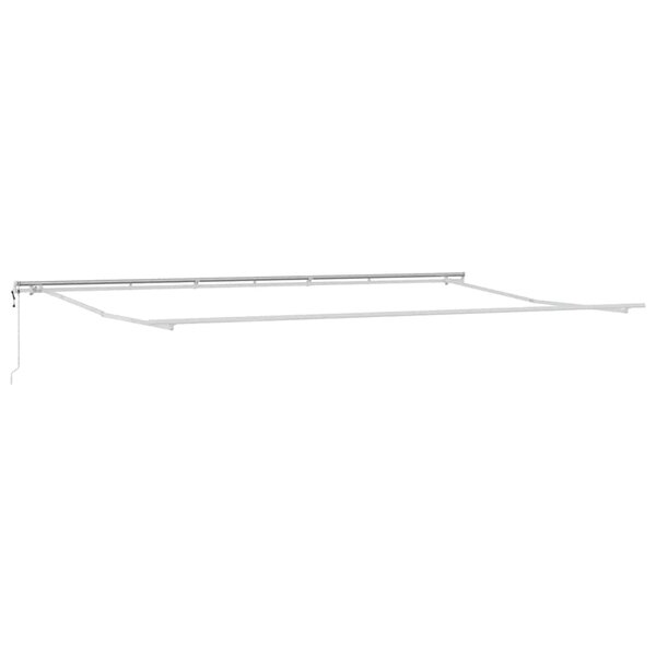 vidaXL Cadre d'auvent Blanc 600 × 300 cm Aluminium