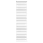 vidaXL Store zèbre blanc 60x230 cm largeur du tissu 55 9 cm polyester