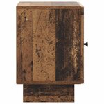 vidaXL Cabinet de chevet 2 pc Bois ancien 43 x 34 5 x 50 cm