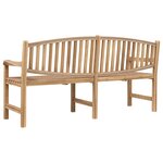 vidaXL Banc de jardin 179 5x60x90 cm bois de teck solide