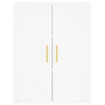 vidaXL Armoire murale blanc 69 5x34x90 cm bois d'ingénierie