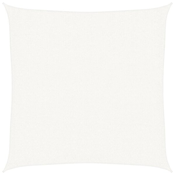 vidaXL Voile d'ombrage 160 g/m² Blanc 2 5x2 5 m PEHD