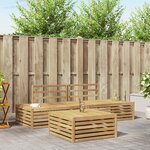 vidaXL Ensemble de canapés d'extérieur 4 Pièce