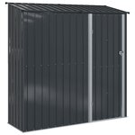 vidaXL Cabanons de jardin Anthracite 203 5 x 73 x 200 cm Métал