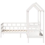 vidaXL Ensemble de lit de jour avec toit 80x200 cm bois de pin massif