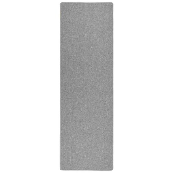 vidaXL Tapis Couloir Gris clair 100 x 250 cm 100 Polypropylène