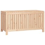 vidaXL Boîte de rangement de jardin 121x55x64 cm Bois massif de pin