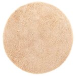 vidaXL Tapis shaggy à poils longs NAVARRA beige 160x160 cm polyester
